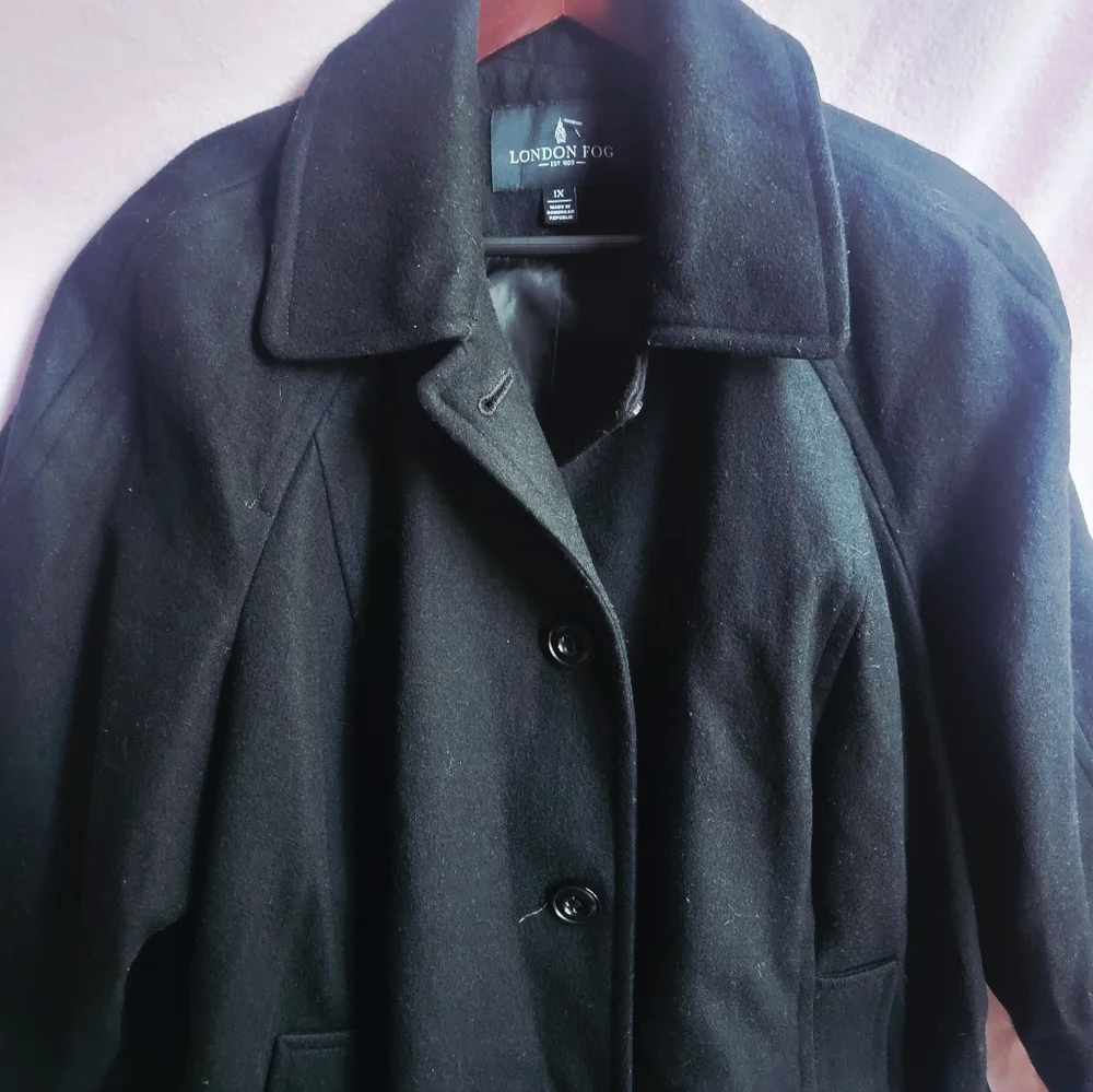 London Fog | Black Coat - Picture 6 of 8